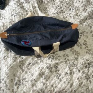 Garbstore London Canvas Duffel Bag Navy Blue Gym Travel Weekend Bag